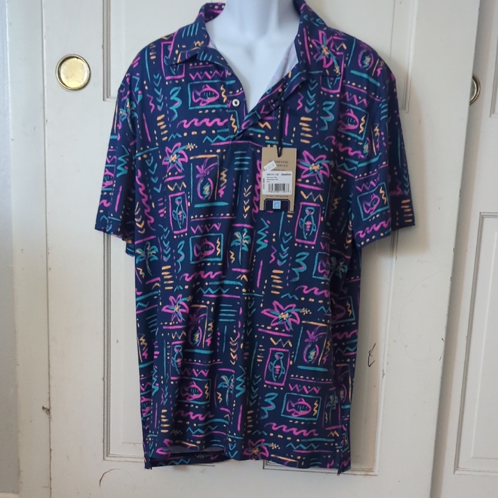 Men's Tropical Patterned Shirt
